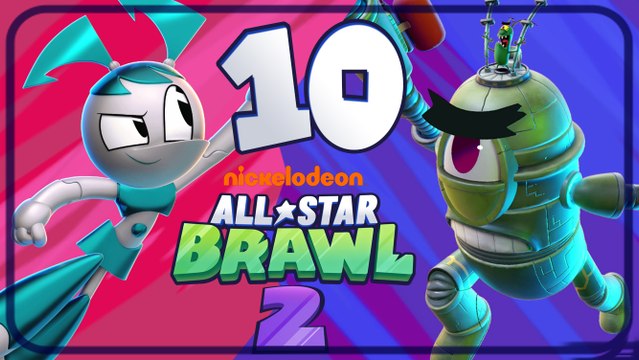 Nickelodeon All-Star Brawl 2 Walkthrough Part 10 (PS4) Jenny / Plankton
