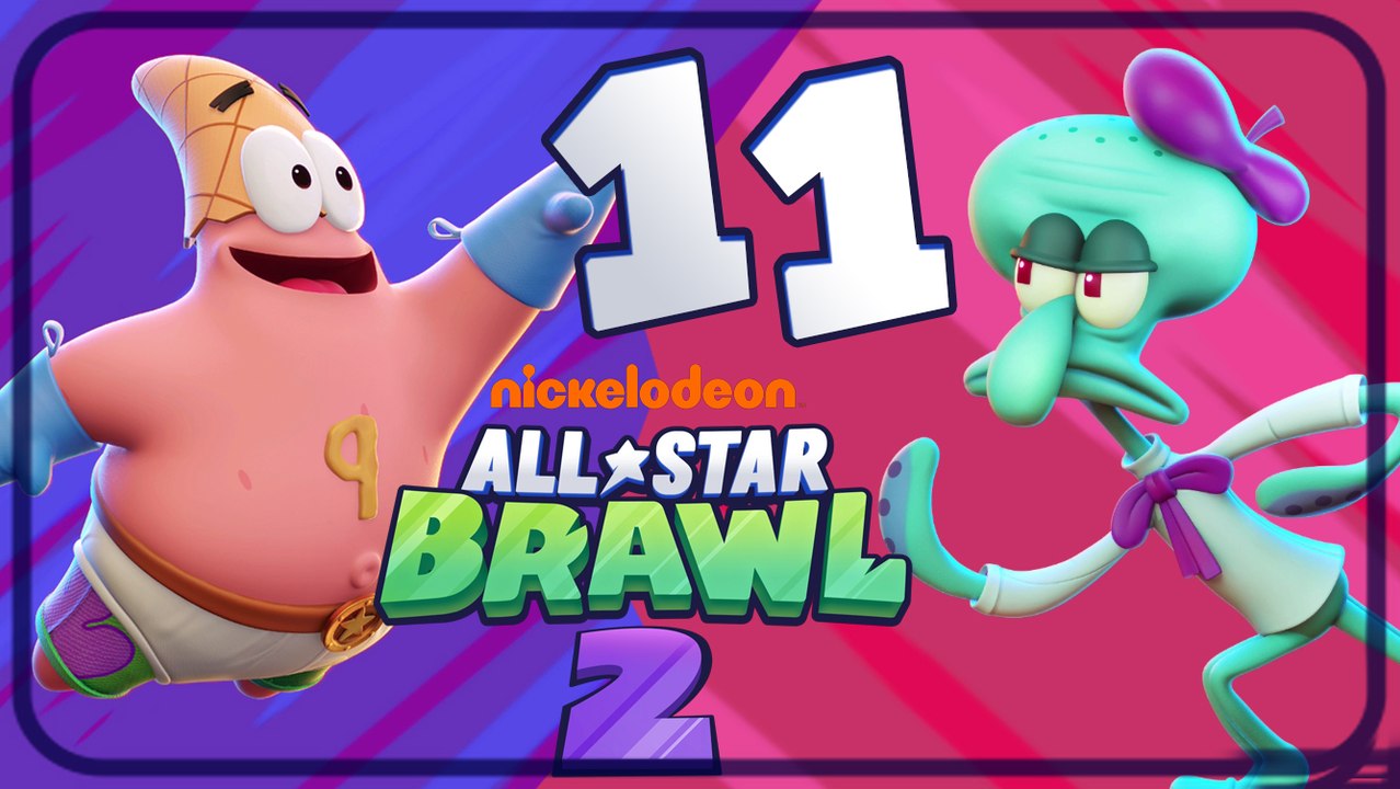 Nickelodeon All-Star Brawl 2 Walkthrough Part 11 (PS4) Patrick / Squidward