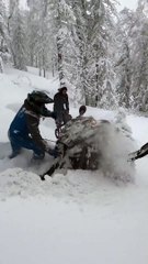 When the Snow Is Too Deep for a Snowmobile