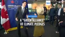 Canada and the EU sign up to a 'Green Alliance' to slow global warming