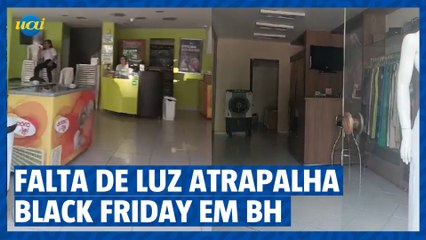 Falta de luz prejudica a Black Friday de lojas no Cidade Nova