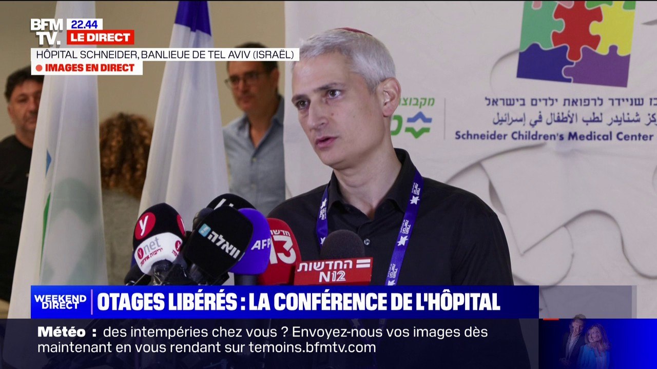 Israël: Six hôpitaux ont été "préparés" pour recevoir les ex-otages, qui ont pu "être réunis avec leurs familles", indique un responsable à l'hôpital Schneider de Petah Tikva