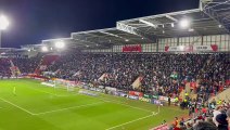 Leeds United fans at Rotherham away