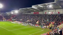 Leeds United fans at Rotherham away