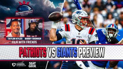 LIVE Patriots Daily Film w/ Friends: Patriots vs Giants Preview w/ Bobby Skinner