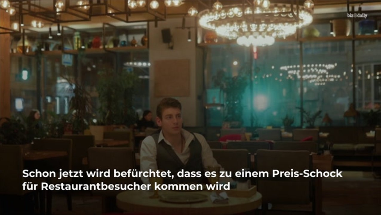 Kommt ein Preisschock? Mehrwertsteuer auf Speisen steigt wieder