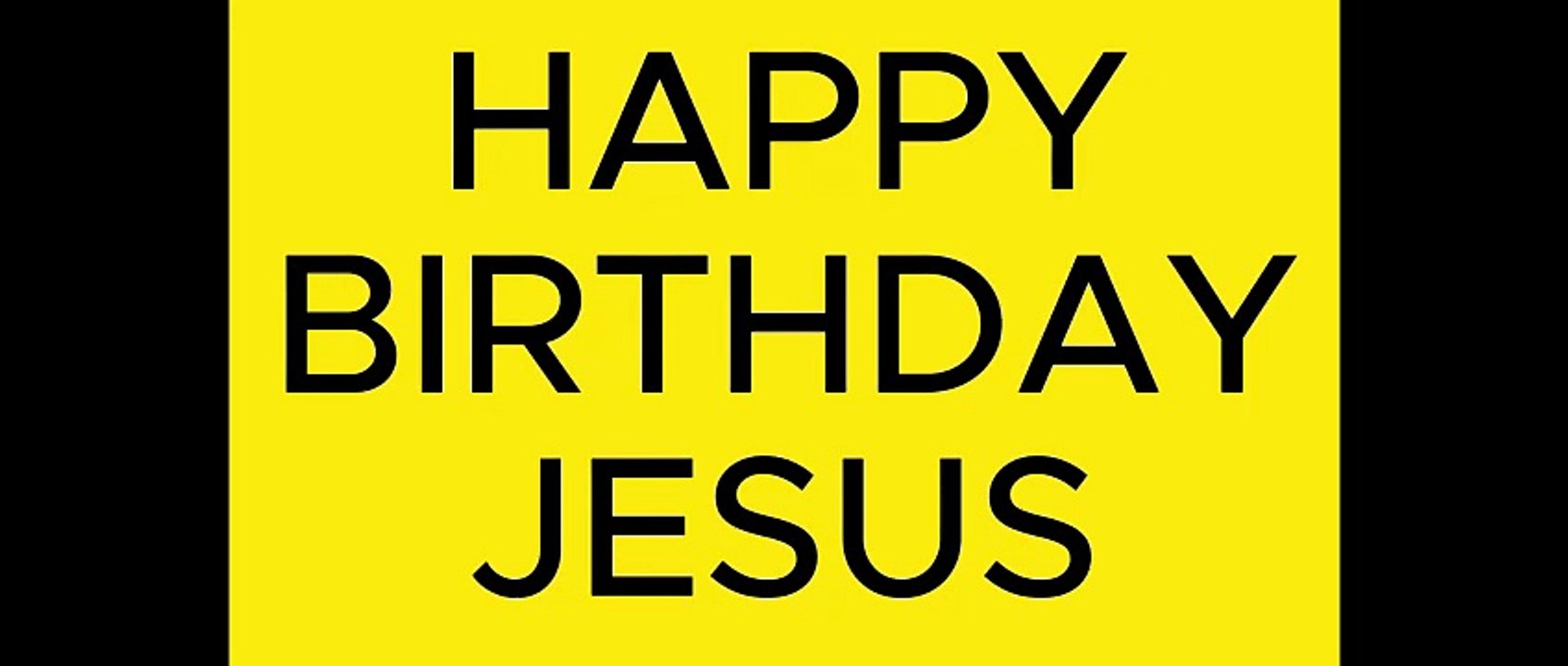 Happy Birthday Jesus (with lyrics)
