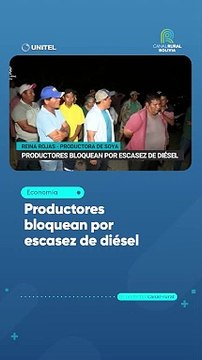Productores bloquean por escasez de diésel