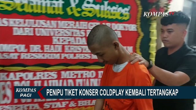 Iming-Iming Jual dengan Harga Murah, Penipu Tiket Konser Coldplay Tertangkap di Persembunyian!