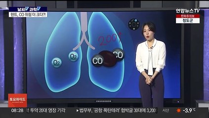 [날씨쏙과학쏙]'침묵의 살인자' 일산화탄소…차량보다 텐트가 더 위험한 이유?