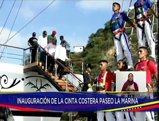 Jefe de Estado inaugura Cinta Costera Paseo La Marina en La Guaira