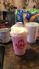 Arby’s Columbus, WI Nickelodeon The Good Burger Meal 2 Strawberry Shake