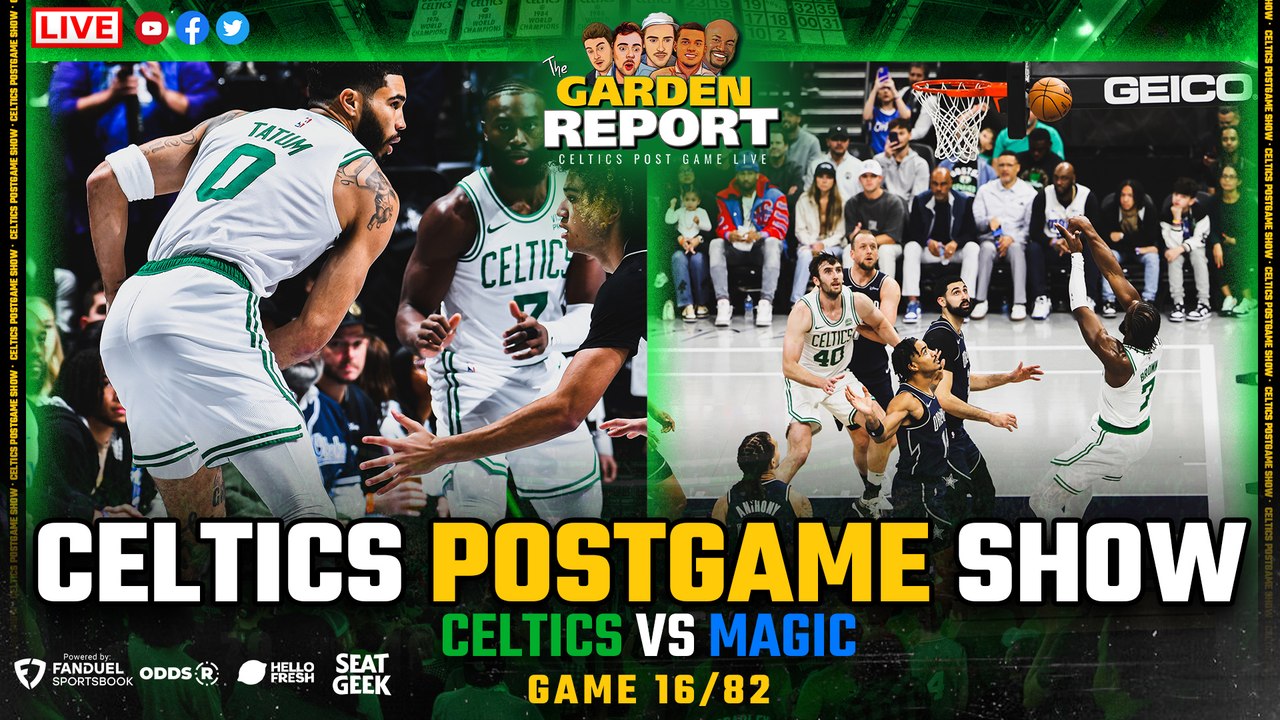 LIVE Celtics vs Magic Postgame Show Garden Report video Dailymotion
