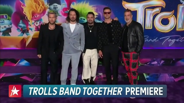 Justin Timberlake & NSYNC Reunite At The 'Trolls' Premiere