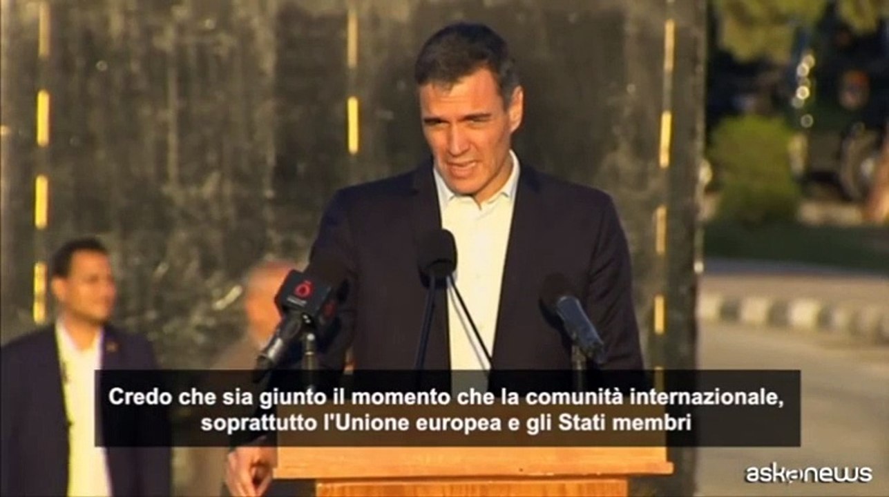 Il premier spagnolo ribadisce: ? ora che l'UE riconosca la Palestina