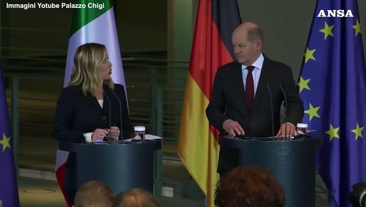 Meloni: "Cambio di passo nelle relazioni Italia-Germania con Piano d'azione"