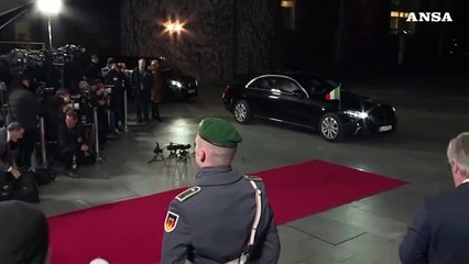 Meloni in Germania, la presidente del Consiglio arriva in Cancelleria per il Business Forum