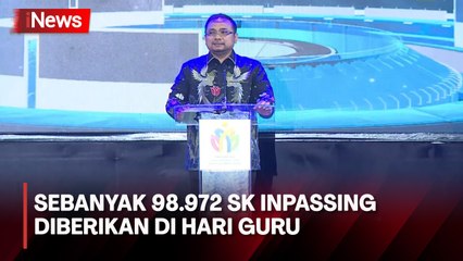 Horee!! Menag Yaqut Berikan 98.972 SK Inpassing di Hari Guru Nasional 2023