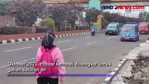 Pemkot Depok Banjir Kritik, Bongkar Pasang Trotoar Jalan Margonda