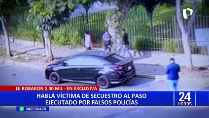 Joven que fue secuestrado para robarle 40 mil dólares teme por su vida: "Yo los he visto"