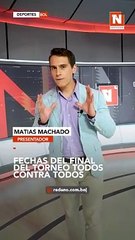 tres fechas del final del torneo todos contra todos