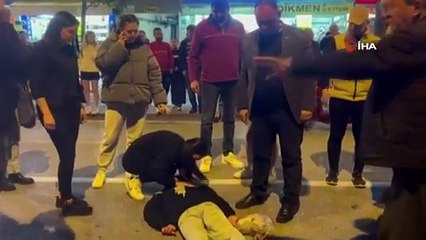 Denizli'de motosikletin çarptığı yaya şoktan kurtulamadı