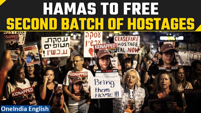 Israel-Hamas Truce: Israel gets second batch of hostages's list up for release from Gaza | Oneindia