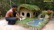 Rescue dog by Collect Abandoned Dog and Build Mud Dog House
