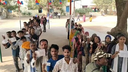 Video : लोगों ने मतदान में दिखाया उत्साह, सुबह से ही लगी कतारे