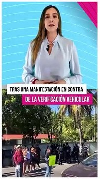 Elementos de la Policía del Estado, reprimieron a medios de comunicación durante una manifestación contra la verificación vehicular en Puerto Vallarta #TuNotiReel