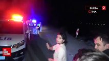 Alkollü kadın kaza yaptı, çekim yapan gazetecinin kamerasını kırdı