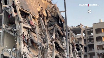 Gazze'nin kuzeyi harabe gibi! İşte o çarpıcı görüntüler