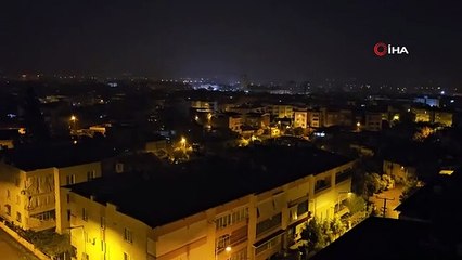 Nazilli yeni güne gök gürültüsü ve şimşeklerle uyandı