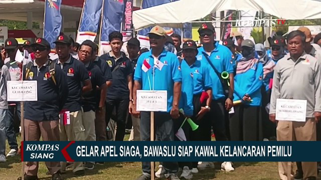 Apel Siaga Bawaslu Sragen, Siap Awasi Kelancaran dan Jaga Netralitas dalam pemilu 2024