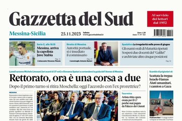 Rassegna stampa 25-11-23 edizione Messina