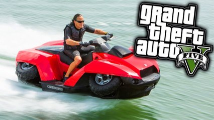 Her Yerde Giden Araç Yarışı !!!  - GTA 5 Blazer Aqua Race