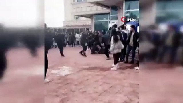 İstanbul'da üniversitede ''kız arkadaş'' meselesi kavgası