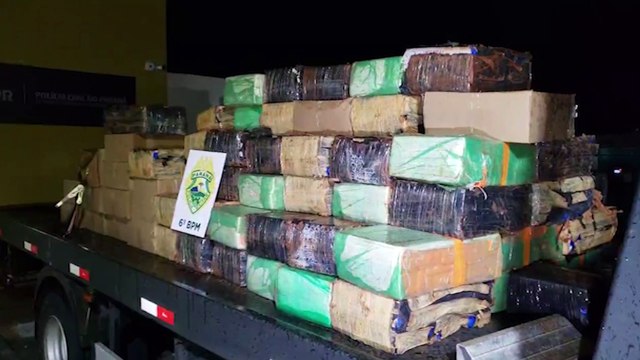 PM Localiza residência que servia de depósito de mais de 2 toneladas de maconha em Santa Tereza do Oeste