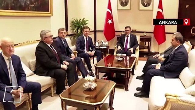 Cumhurbaşkanı Yardımcısı Yılmaz, Rusya Başbakan Yardımcısı Novak'ı kabul etti