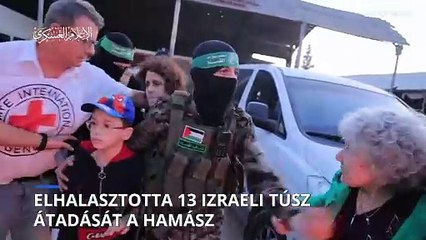 Ma várhatóan újabb 14 izraeli túszt engednek szabadon a palesztin terroristák