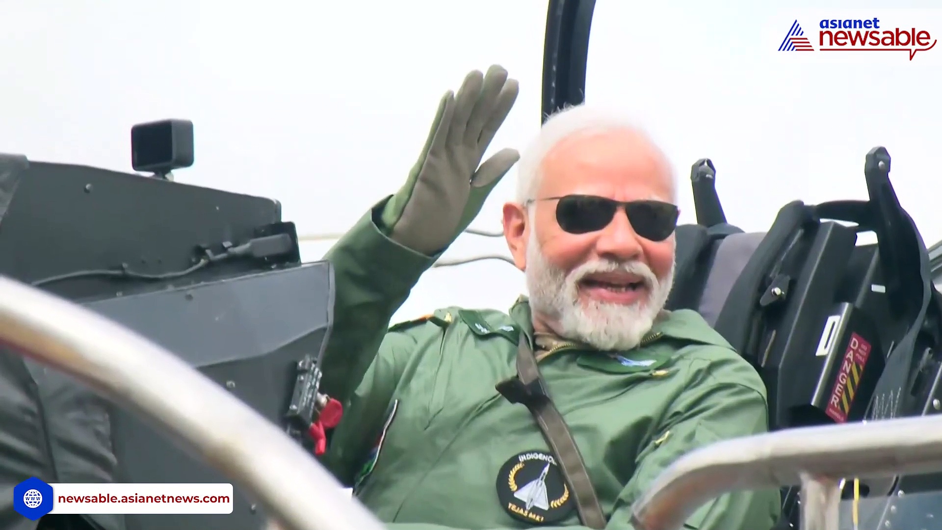 PM Modi's sortie on Made in India Tejas fighter aircraft (WATCH)