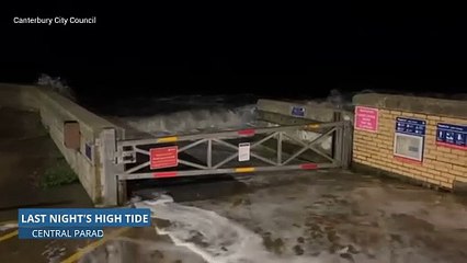 High tide at Herne Bay