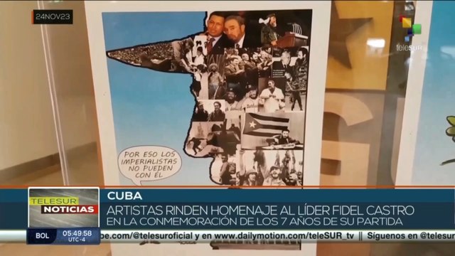 Cubanos rinden homenaje a Fidel Castro en conmemoración a su partida física