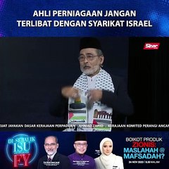 Ahli perniagaan jangan terlibat dengan syarikat Israel