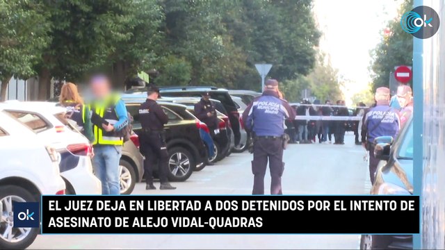 El juez deja en libertad a dos detenidos por el intento de asesinato de Alejo Vidal-Quadras