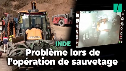 En Inde, les ouvriers coincés dans un tunnel depuis deux semaines devront encore attendre avant d’être sauvés