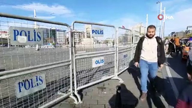 İstanbul'da 25 Kasım alarmı: Taksim Meydanı bariyerlerle kapatıldı