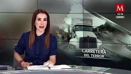 Chofer de un tractocamión se salvó de morir al recibir un balazo en el parabrisas