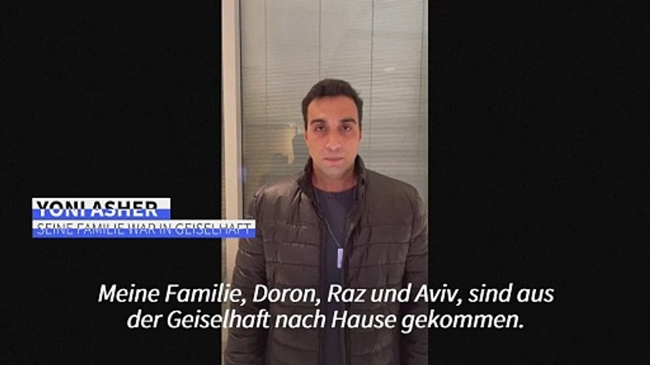Freigelassene deutsche Geiseln: Yoni Asher feiert erst, wenn alle zu Hause sind