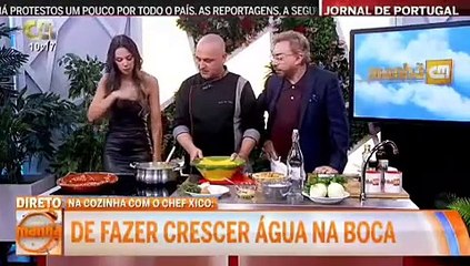 António Casinhas sofre humilhação na sua estreia em televisão.